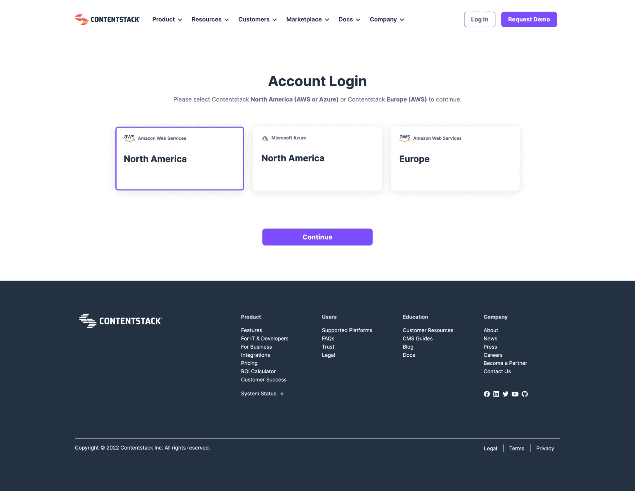 Contentstack Login 1