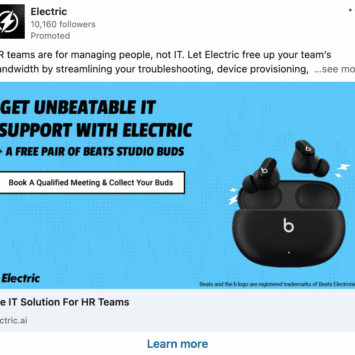 Electric LinkedIn Ads 1