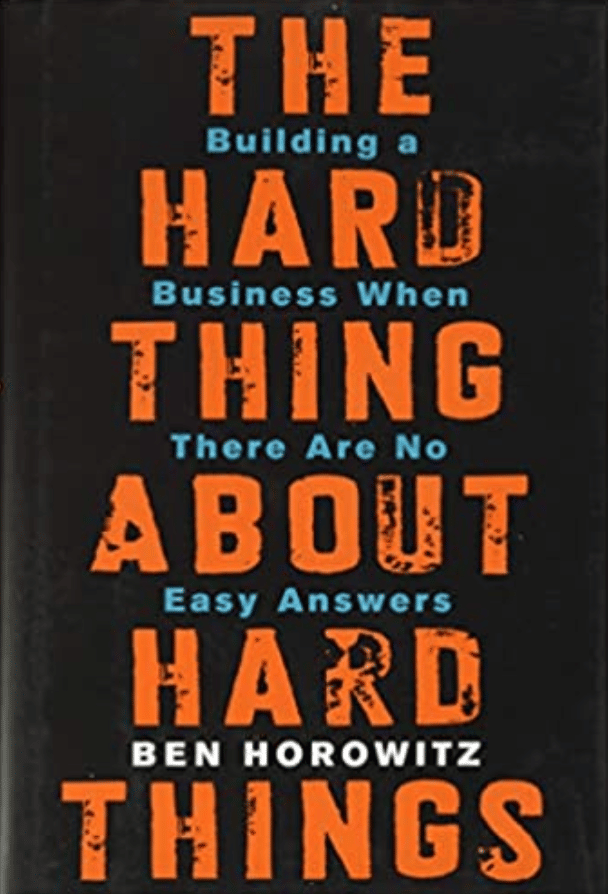 The hard thing about hard things