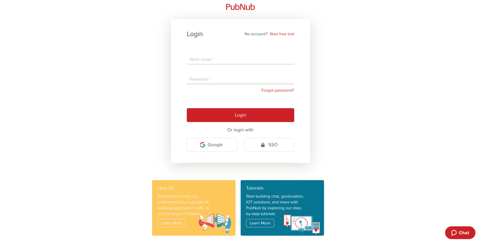 PubNub Login