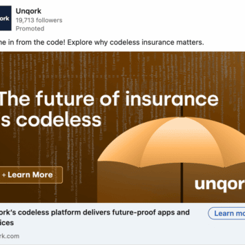 Unqork LinkedIn Ads 1