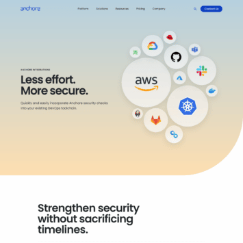 Anchore Integrations Page