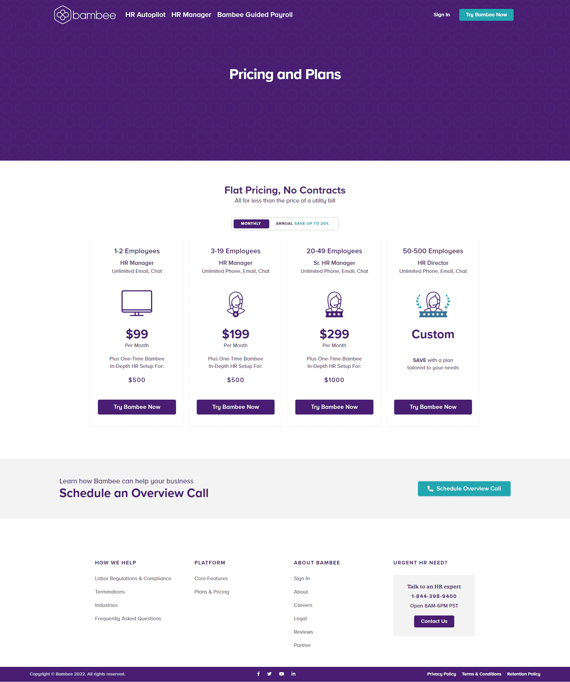 Bambee Pricing