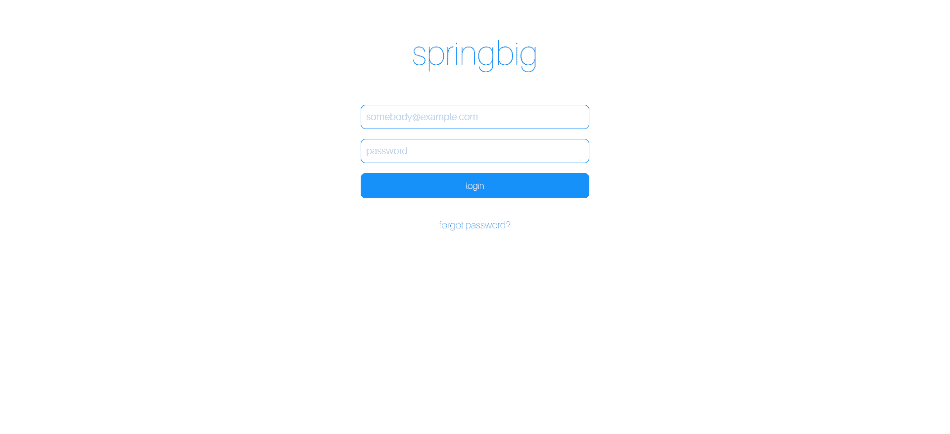 Springbig Login