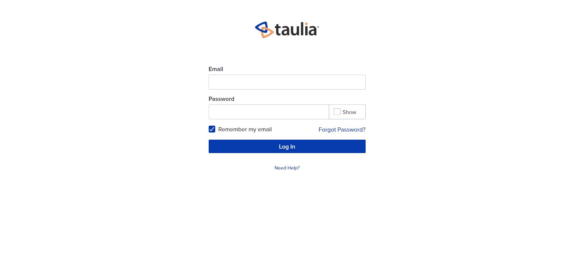 Taulia Login