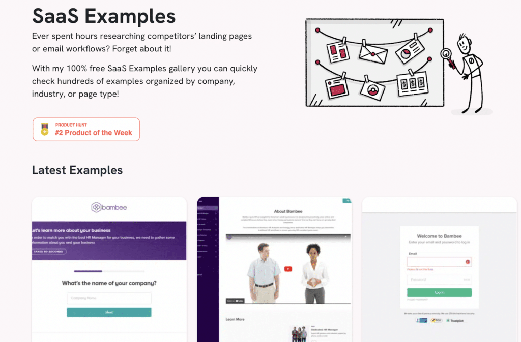 SaaS examples gallery