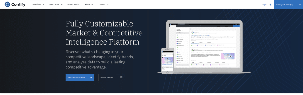 Contify Competitive & Market intelligence platform