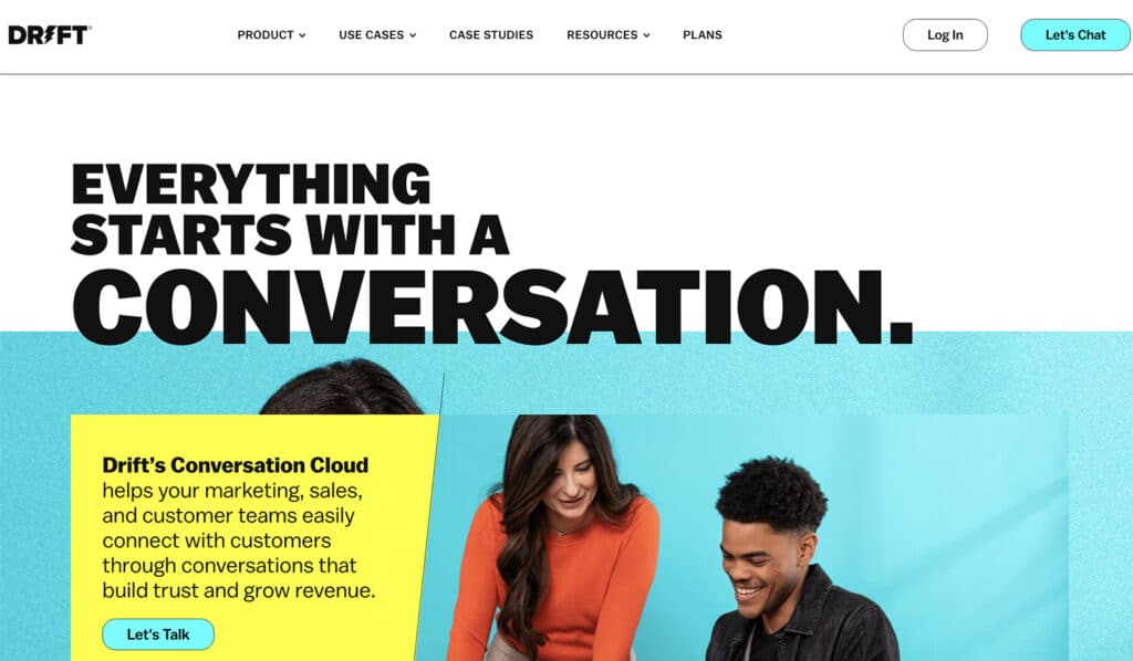 Drift creates personalized experience across webchat and websites