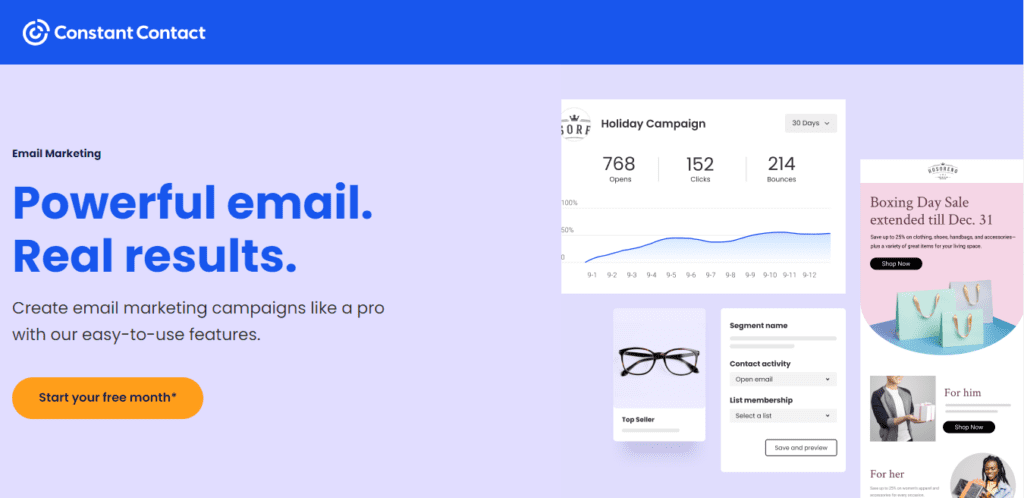 Constant Contact, an Email Marketing Automation Tool