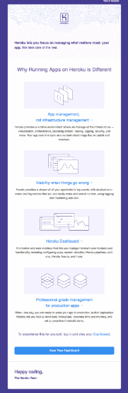 Heroku's Educational Email