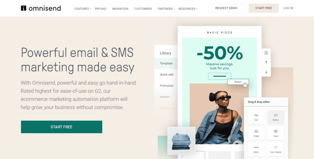 Omnisend, an Email Marketing Automation Tool