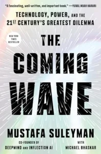 The Coming Wave book cover — Mustafa Suleyman